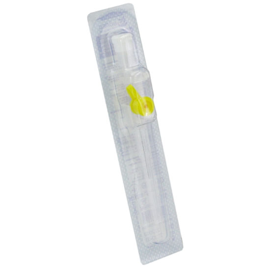 Канюля (Катетер) внутрішньовенна Волес розмір 24G (0.7 х 19 мм) стерильна жовта